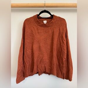 A New Day Rust Orange Sweater